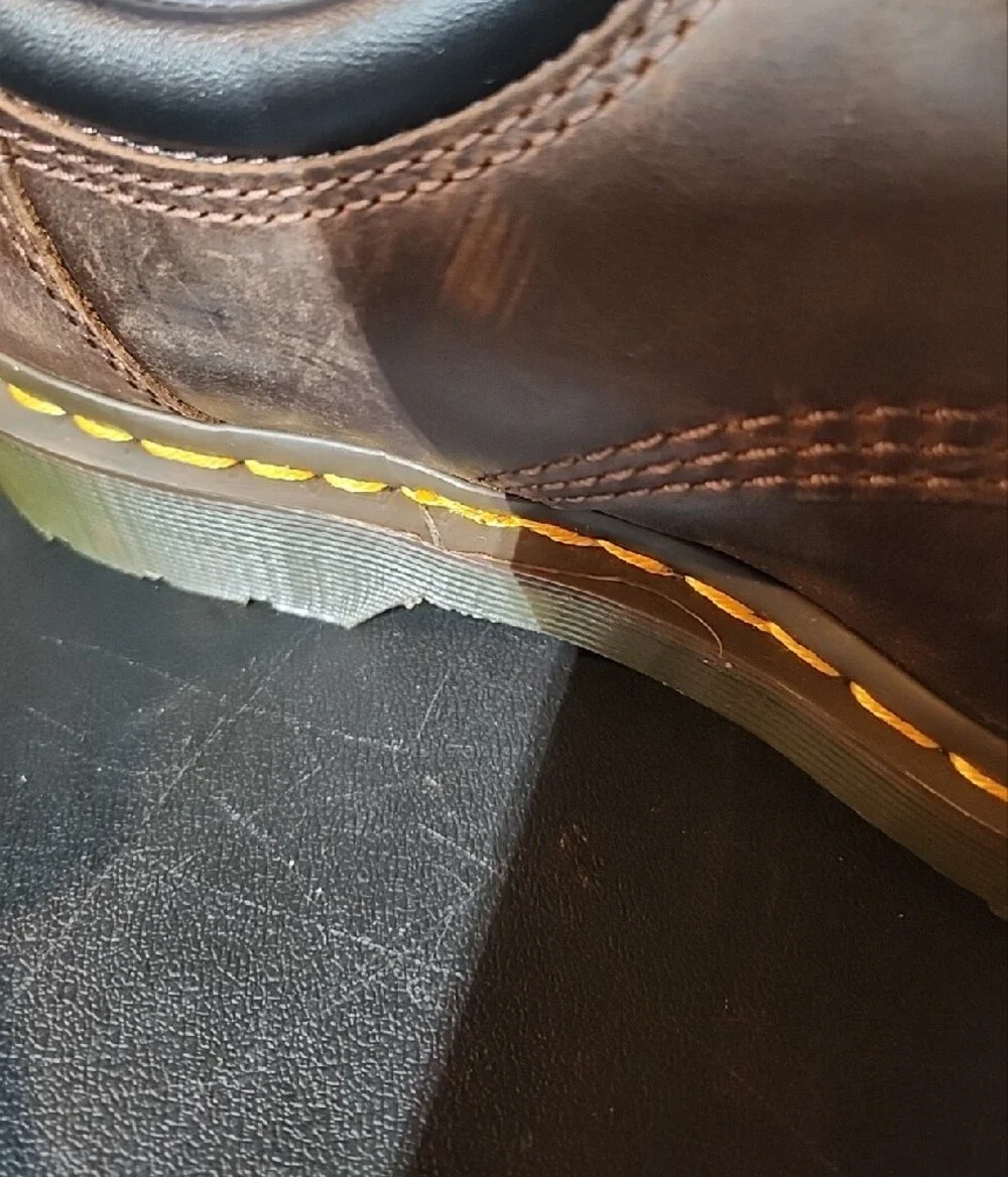 Dr. Martens Zavala Lo Brown Leather 5-Eye